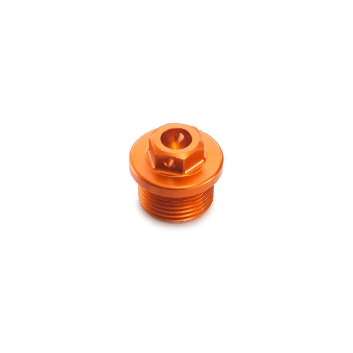 Bouchon de vidange orange KTM (côté crépine) | Oxmoto