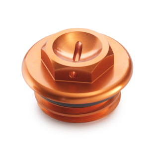 Bouchon de remplissage d'huile orange KTM | Oxmoto