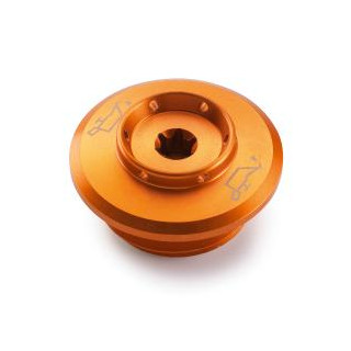 Bouchon de remplissage d'huile orange KTM adventure 2013/2025