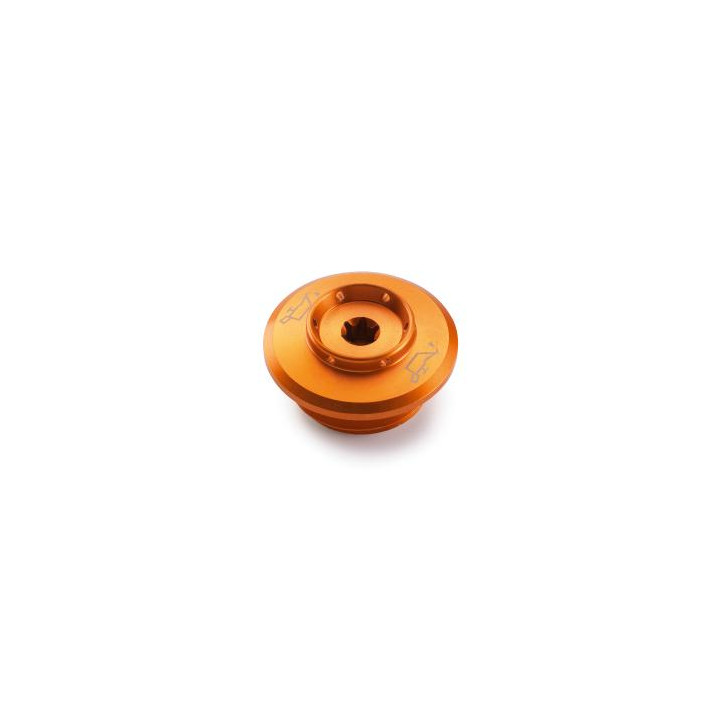 Bouchon de remplissage d'huile orange KTM adventure 2013/2025