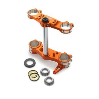 Té de fourche factory orange + roulements KTM 790/890 duke 2018-2023