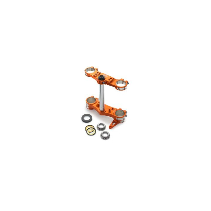 Té de fourche factory orange + roulements KTM 790/890 duke 2018-2023