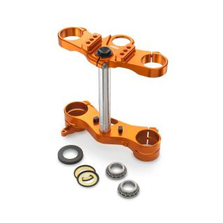 Té de fourche factory orange + roulements offset 30mm KTM 790/890 adventure 2019-2025