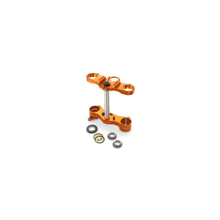 Té de fourche factory orange + roulements offset 30mm KTM 790/890 adventure 2019-2025