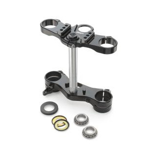 Té de fourche factory noir + roulements offset 30mm KTM 790/890 adventure 2019-2025