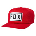 Casquette FOX drive train rouge | Oxmoto