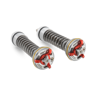 Kit bouchons de fourche réglables usiné cnc KTM exc-exc-f 2024-2026