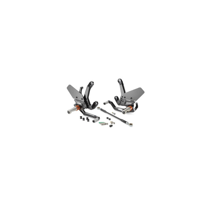 Kit repose-pieds reculés (réglables) KTM 990 duke 2024-2025