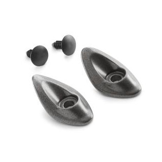 Kit caches repose-pieds passager noir KTM 1290 super duke 2020-2023