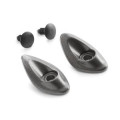 Kit caches repose-pieds passager noir KTM 1290 super duke 2020-2023