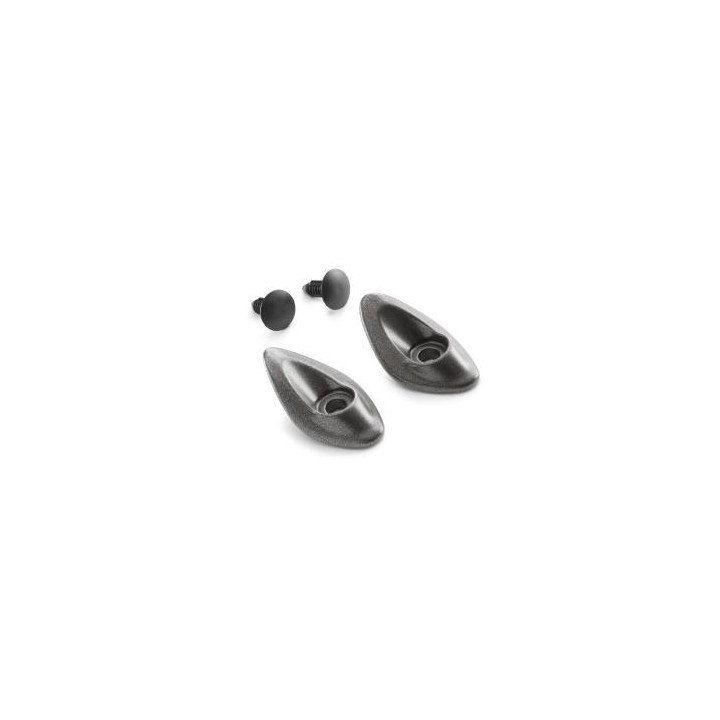 Kit caches repose-pieds passager noir KTM 1290 super duke 2020-2023