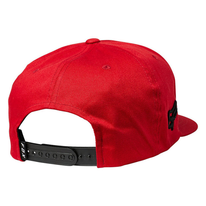 Casquette FOX drive train rouge | Oxmoto