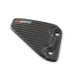 Protège talon Akrapovic en carbone pour KTM rc8 | Oxmoto