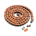 Chaine orange KTM renforcée sans joint 118 maillons - pas de 520