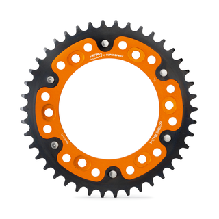 Couronne KTM supersprox orange stealth bi-composant acier/alu 42 dents - KTM adventure