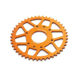 Couronne KTM supersprox alu orange 44 dents - KTM 125/200/250/390 duke