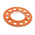 Couronne KTM Renthal gp alu orange 44 dents - KTM sx/sxf/exc/excf