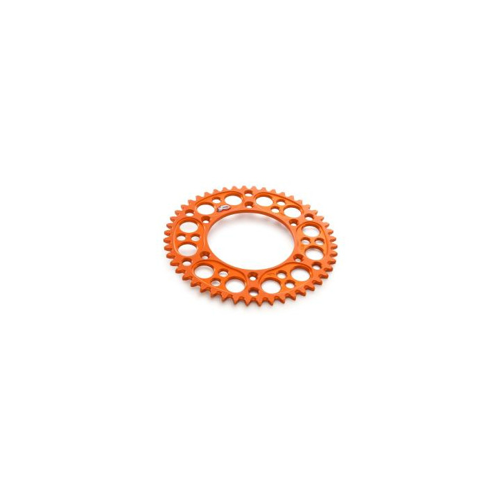 Couronne KTM Renthal gp alu orange 44 dents - KTM sx/sxf/exc/excf