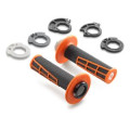 Poignées ODI KTM lock-on fermées orange 2023-2026 | Oxmoto