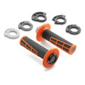 Poignées ODI KTM lock-on ouverte orange 2023-2026 | Oxmoto