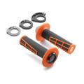 Poignées ODI KTM lock-on fermées orange 2016-2023 | Oxmoto