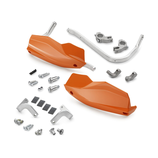 Protège-mains orange intégraux KTM 125/250 duke 2024-2025