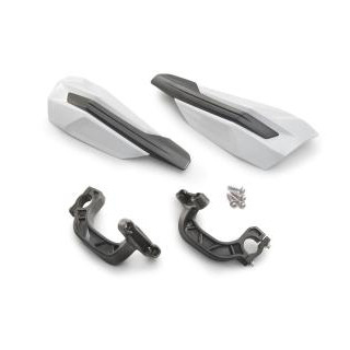 Protège-mains blanc KTM factory racing sx/sxf exc/excf 2005-2026