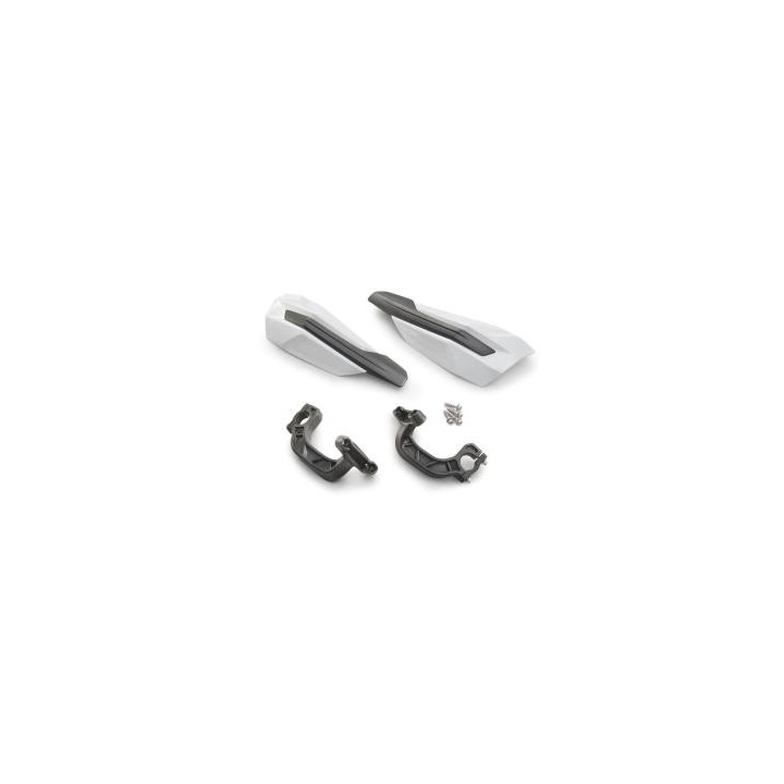 Protège-mains blanc KTM factory racing sx/sxf exc/excf 2005-2026