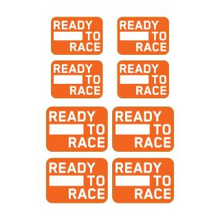 Kit stickers de moyeu KTM "ready to race" | Oxmoto