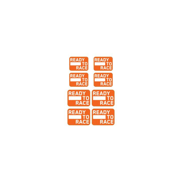 Kit stickers de moyeu KTM "ready to race" | Oxmoto