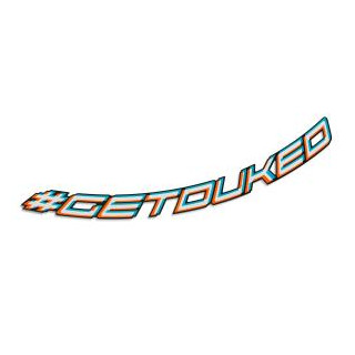 Sticker de jante arrière KTM "#getduked" | Oxmoto