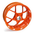 Kit stickers de jante orange/blanc "racing" KTM | Oxmoto