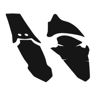 Stickers anti-boue noir KTM sx/sx-f - exc/exc-f 2009-2023