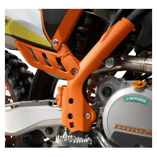 Protections de cadre KTM 2008-2011 orange | Oxmoto