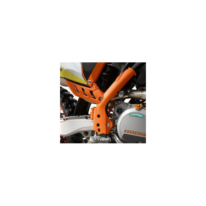 Protections de cadre KTM 2008-2011 orange | Oxmoto