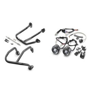 Crash bar + éclairage additionnel KTM 250/390 adventure 2022-2024