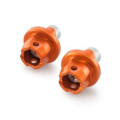 Kit roulettes de protection de bras oscillant KTM adventure/duke orange