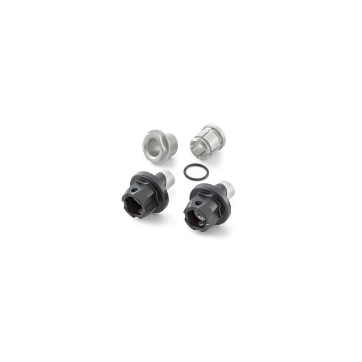 Kit roulettes de protection de fourche KTM adventure/duke noir