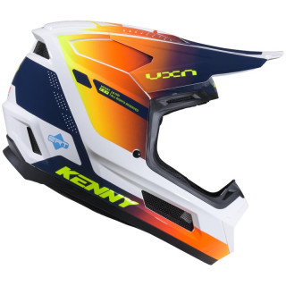 Casque KENNY performance graphic navy/orange | Oxmoto