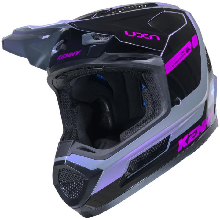 Casque KENNY performance graphic diamond violet | Oxmoto