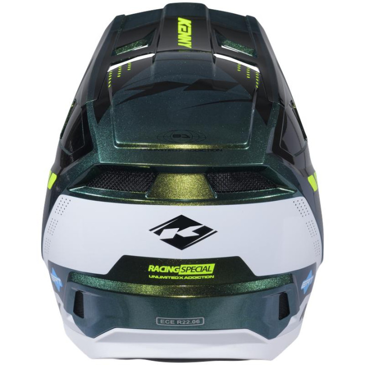 Casque KENNY performance graphic diamond vert | Oxmoto