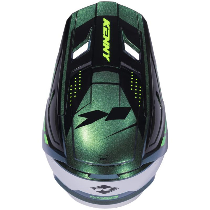 Casque KENNY performance graphic diamond vert | Oxmoto