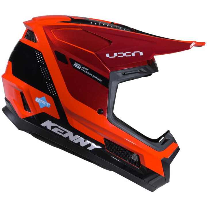 Casque KENNY performance graphic rouge | Oxmoto