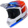 Casque KENNY performance graphic rouge/bleu | Oxmoto