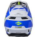 Casque KENNY performance graphic blanc/bleu | Oxmoto