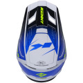Casque KENNY performance graphic blanc/bleu | Oxmoto