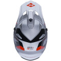 Casque KENNY track graphic speed noir/rouge | Oxmoto