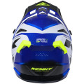 Casque KENNY track graphic speed noir/bleu | Oxmoto