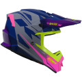 Casque KENNY track graphic speed violet/rose | Oxmoto