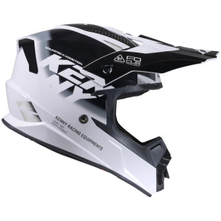 Casque KENNY track graphic focus noir | Oxmoto